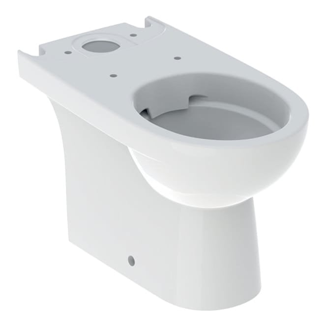 Geberit  eberit Selnova Rimless Close Coupled Pan - White -For Close Coupled Exposed Cistern, Multidirectio
