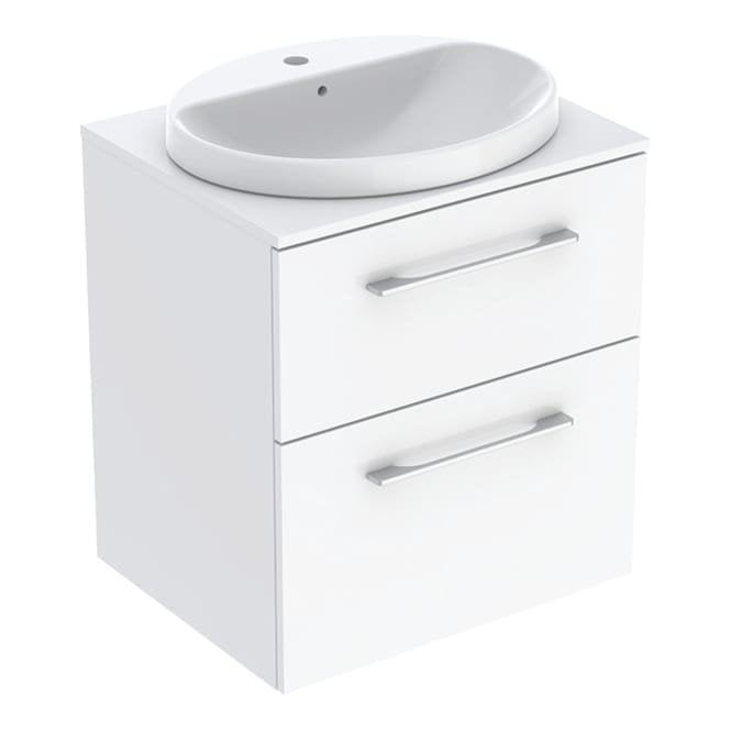 Geberit  eberit Selnova Square 600mm Basin&Unit White