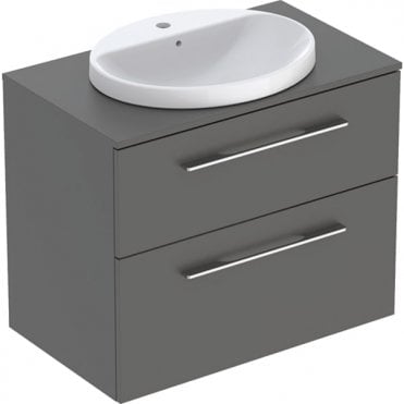 Geberit eberit Selnova Square 800mm Basin&Unit Lava