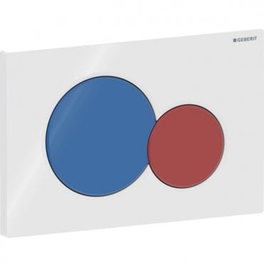 Geberit eberit Sigma01 - White / Blue / Red