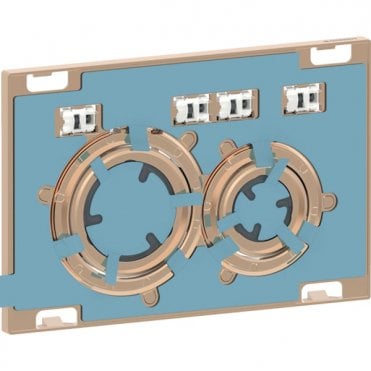 Geberit eberit Sigma50 - Dual Flush - Customisable / Red Gold