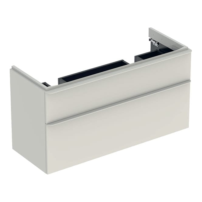 Geberit  eberit Smyle Square 1200mm Vanity Unit For Double Basin With 2 Drawers Sand