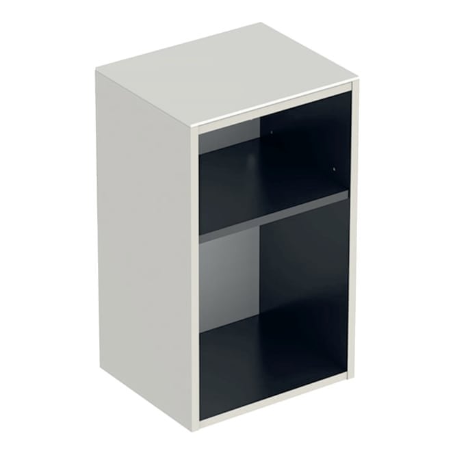 Geberit  eberit Smyle Square Reduced Depth Low Side Unit Gloss Sand Grey
