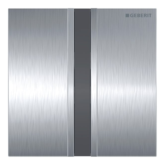 Geberit  eberit Touchless Urinal Control - Sigma50 - Battery Powered - Brushed Stainless Steel