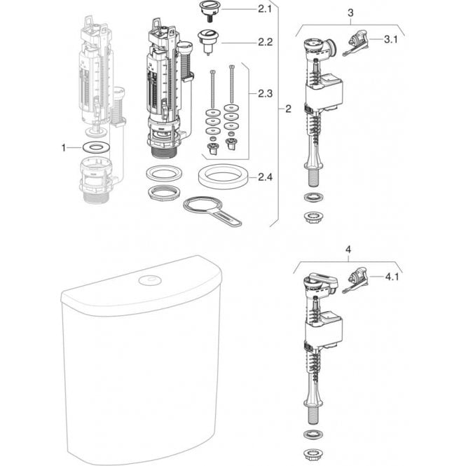 Geberit  eberit Type 230/240 Actuator