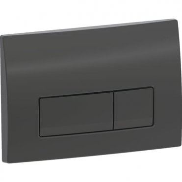 Geberit Option Basic Delta50 Dual Flush plate - Black