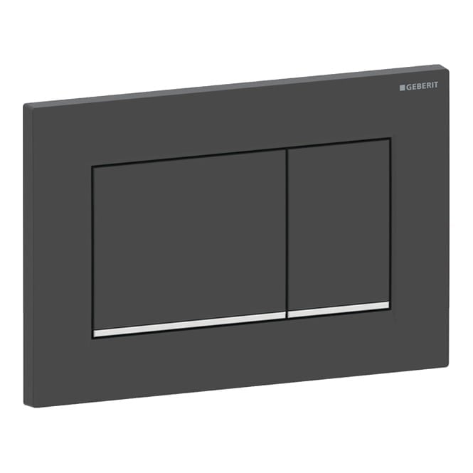 Geberit  Sigma20 - Matt Black Coated