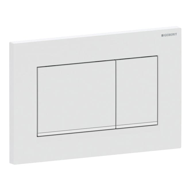 Geberit  Sigma20 - Matt White / White / Matt White