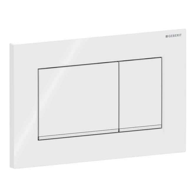 Geberit  Sigma20 - White / Gloss Chrome / White