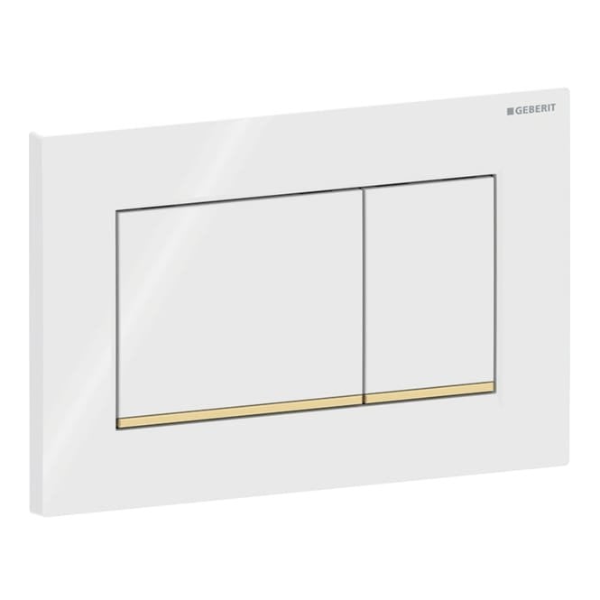 Geberit  Sigma20 - White / Gold / White