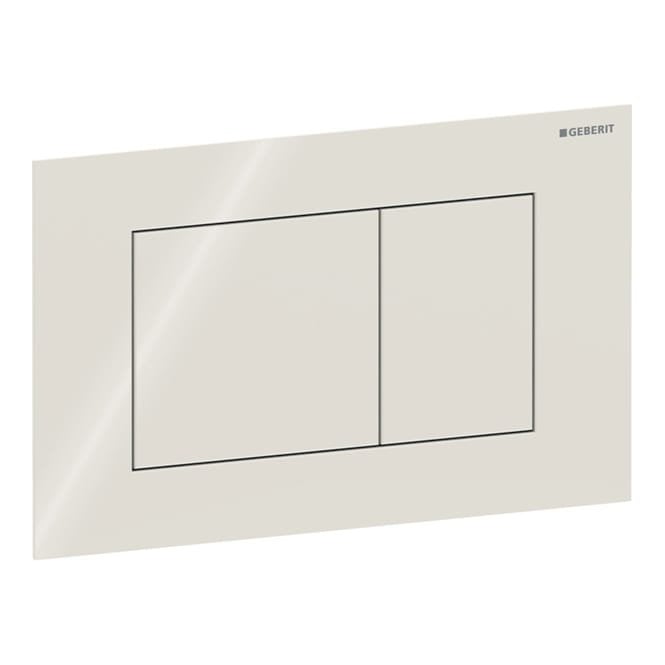 Geberit  Sigma40 flush plate for dual flush, square: Sand Grey