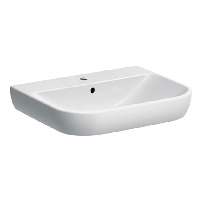 Geberit  Smyle Basin 600mm One Tap Hole - White