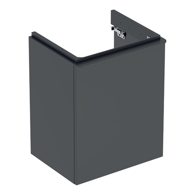 Geberit  Smyle Square 500mm Vanity Unit Right Hand - Lava