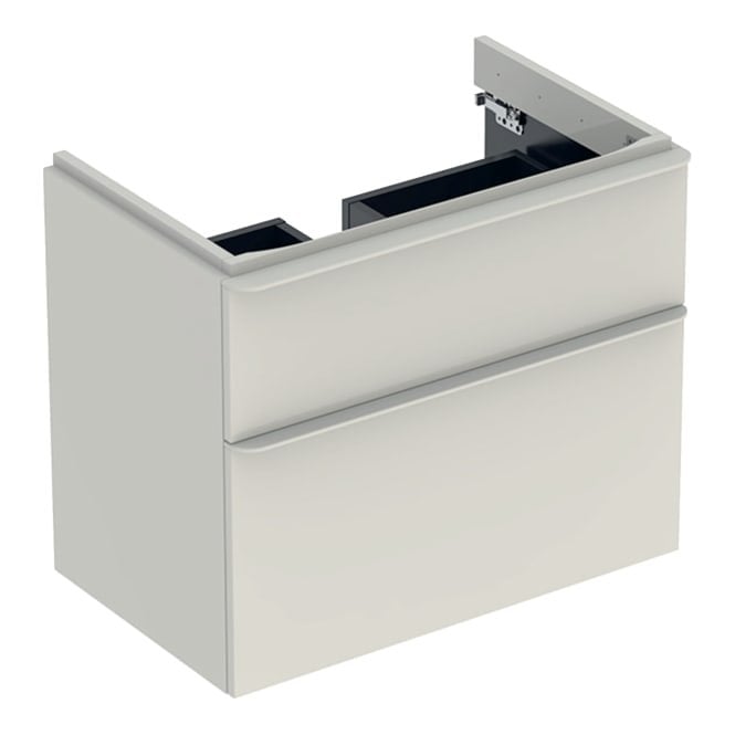 Geberit  Smyle Square 750mm Vanity Unit With 2 Drawers Sand
