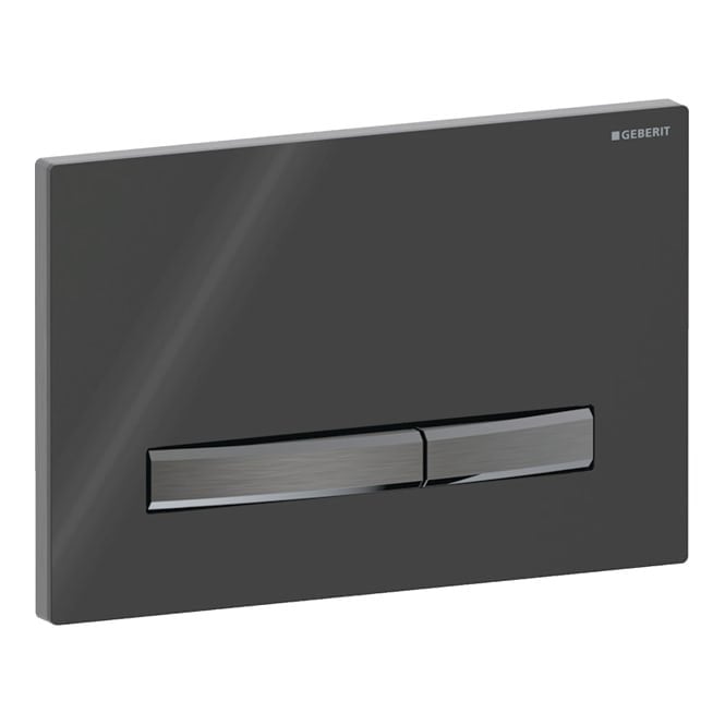 Geberit  Special Flush Plates - Dual Flush - Black / Black Chrome / Black