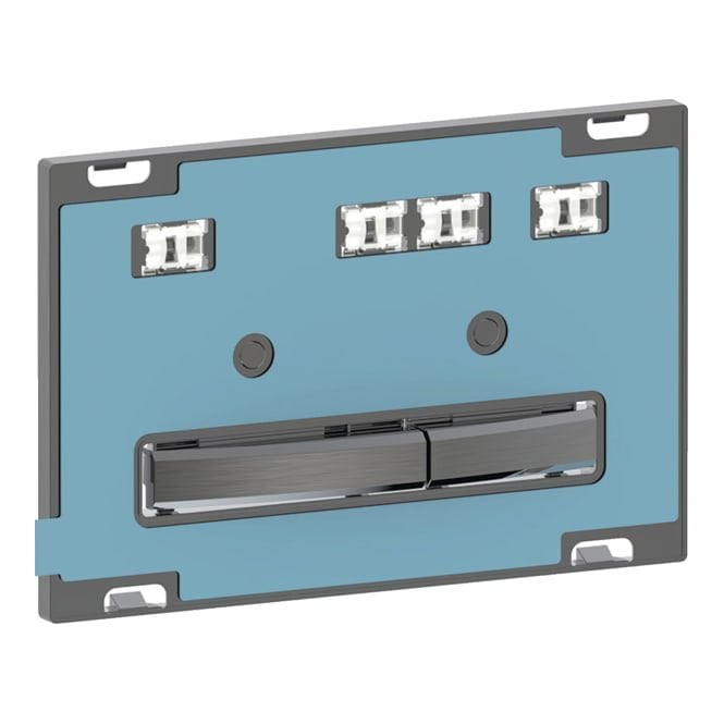 Geberit  Special Flush Plates - Dual Flush - Customisable / Black Chrome