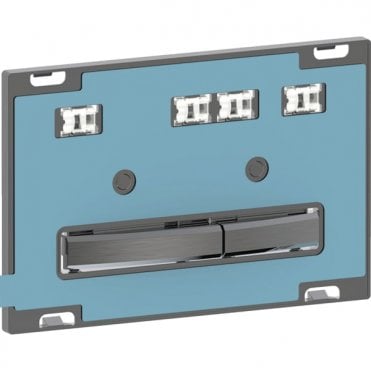 Geberit Special Flush Plates - Dual Flush - Customisable / Black Chrome