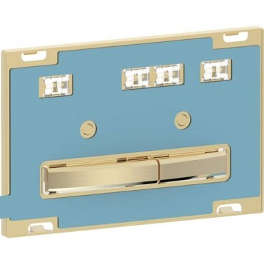Geberit Special Flush Plates - Dual Flush - Customisable / Brass