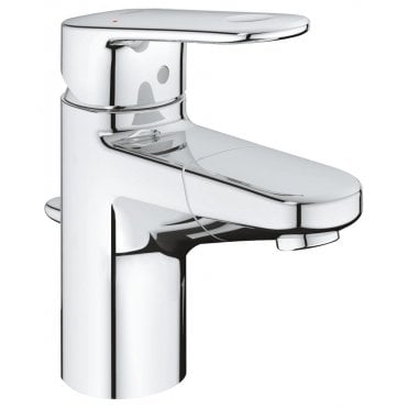 Grohe 33155 Europlus Basin Mixer, 1-H, 35 Mm, Pex Hoses, Pop-Up Waste Set, Pull-Out 33155002