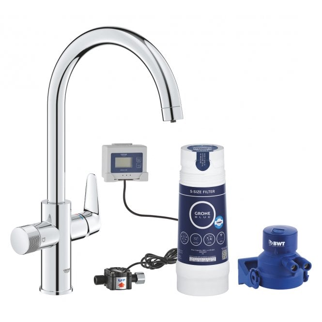 Grohe  Blue Pure Baucurve Starter Kit With S-Size Filter 30581000