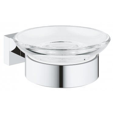Grohe Essentials Cube Soap Dish With Holder 40754001
