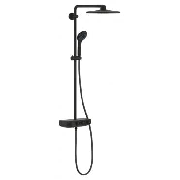 Grohe Euph Smartctrl 310 Shower System Thermostatic Black Phantom 22120KF0