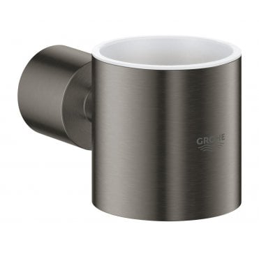 Grohe Glass Holder - Hard Graphite Brushed
