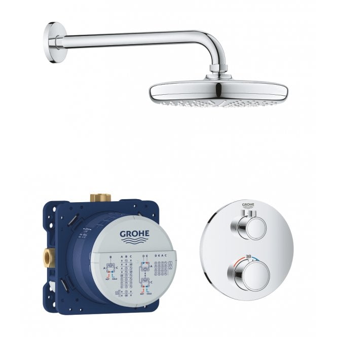 Grohe  Grohtherm Bundle, 2-Way, Headshower 34726000