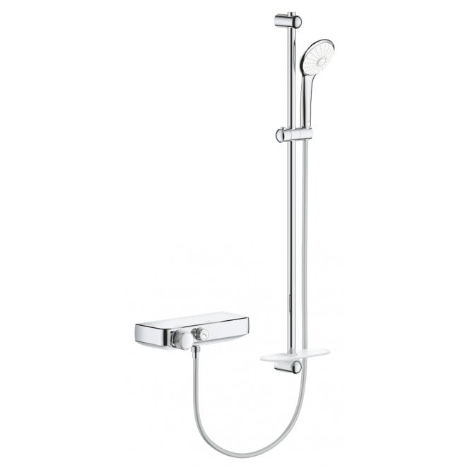 Grohe  Grohtherm Sc Thermostatic Shower. Exposed 1Sc +Shower- 900Mm - Chrome