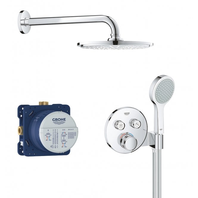Grohe  Grohtherm SmartControl Conc. Thermostatic Bundle Rd 2SC - Chrome