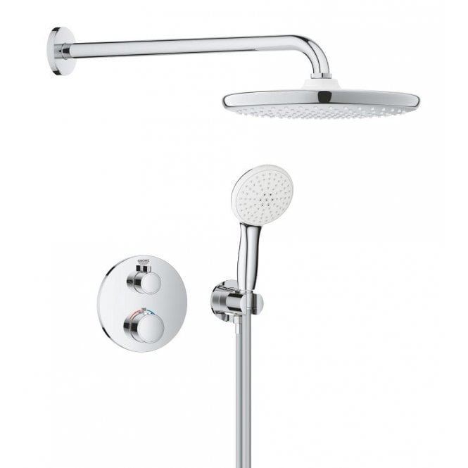 Grohe  Grt Thermostatic Rd Conc 2 Func Shw Sys 250 Chrome 1039960000