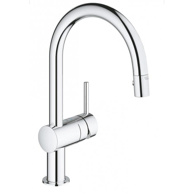 Grohe  Minta OHM sink C-spout pull-out spray 32321000