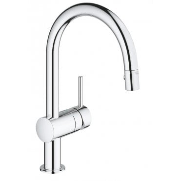 Grohe Minta OHM sink C-spout pull-out spray 32321000