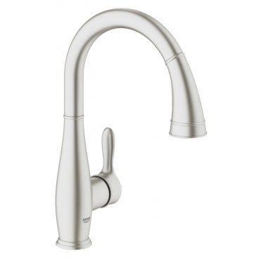 Grohe Parkfield Single-Lever Sink Mixer 1/2" Super Steel 30215DC1