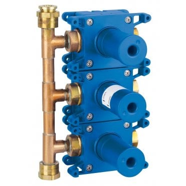 Grohe Rapido C triple concealed valve rough in 35031000
