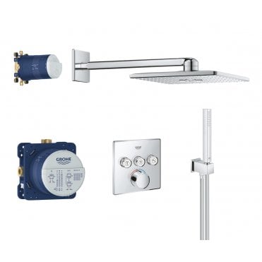 Grohe Smartcontrol Mixer Bundle Square 3Sc - Chrome