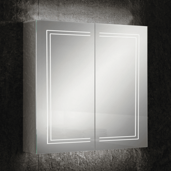 HIB Edge 80 LED Border Demisting Mirror Cabinet