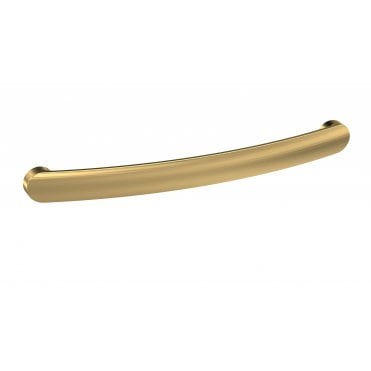 Hudson Reed 210mm D Shape Bar Handle Brushed Brass H191