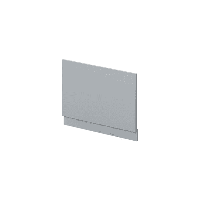 Hudson Reed  800mm Bath End Panel Satin Grey MOF272