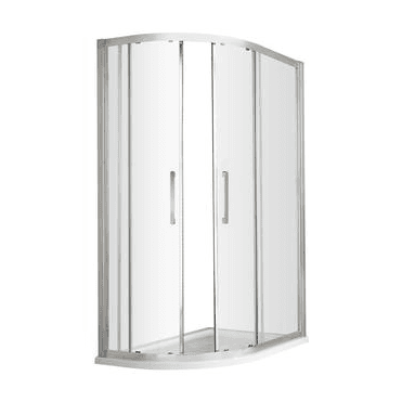 Hudson Reed Hudson Reed Apex 1200 x 900mm Offset Quadrant Chrome M1290QH4