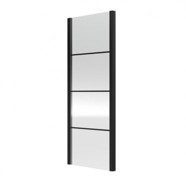 Hudson Reed Apex 900mm Side Panel Matt Black ADFSP90-E8