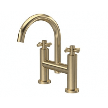Hudson Reed Bath Filler Brushed Brass TEX853