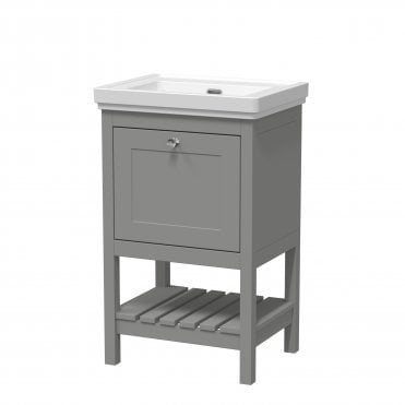 Hudson Reed Bexley 500mm Floor Standing Vanity & Basin 0TH BEX223H