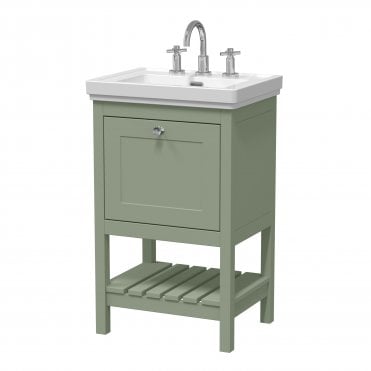 Hudson Reed Bexley 500mm Floor Standing Vanity & Basin 3TH BEX823B