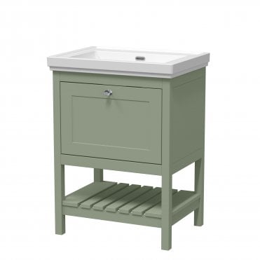 Hudson Reed Bexley 600mm Floor Standing Vanity & Basin 0TH BEX825H