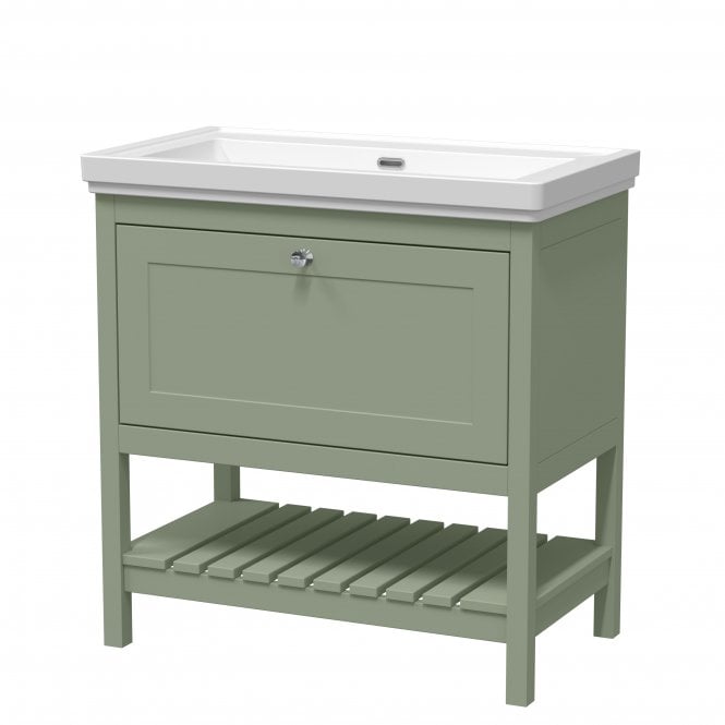 Hudson Reed  Bexley 800mm Floor Standing Vanity & Basin 0TH BEX827H