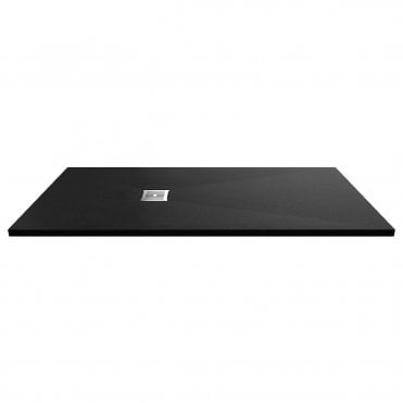 Hudson Reed Black Slate Slimline Rectangular Shower Tray 1700 x 800