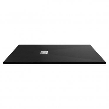 Hudson Reed Black Slate Slimline Shower Tray 1600 x 800