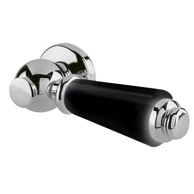 Hudson Reed  Ceramic Black WC Lever