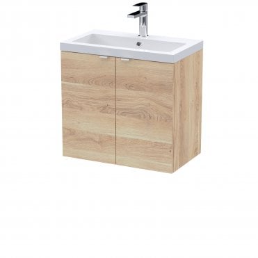 Hudson Reed Fusion 600mm 2-Door Wall Hung Unit & Basin CBI3036
